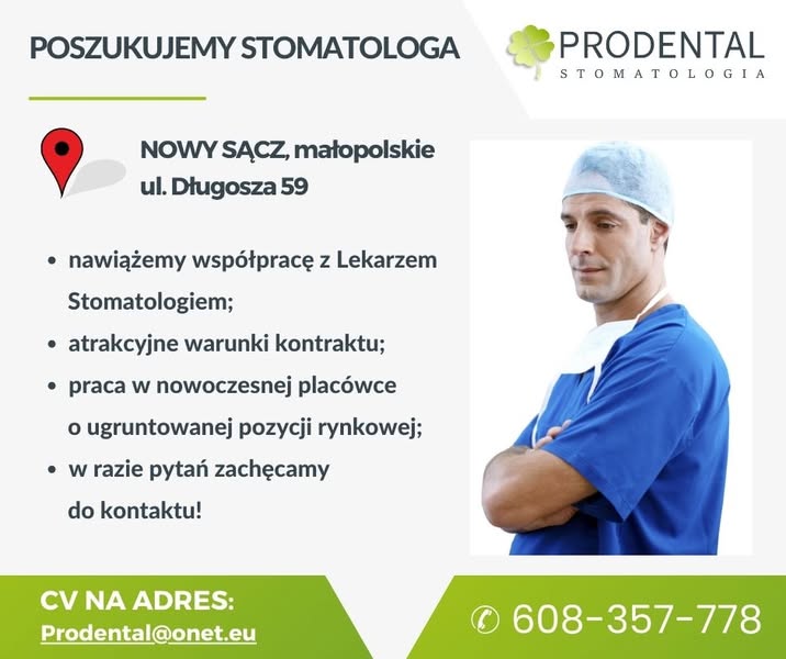 Oferta Pracy dla Stomatologa 2024